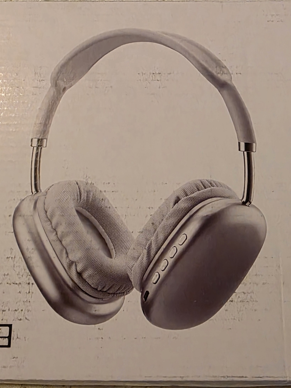 Wireless Over-Ear Headphones - Silver